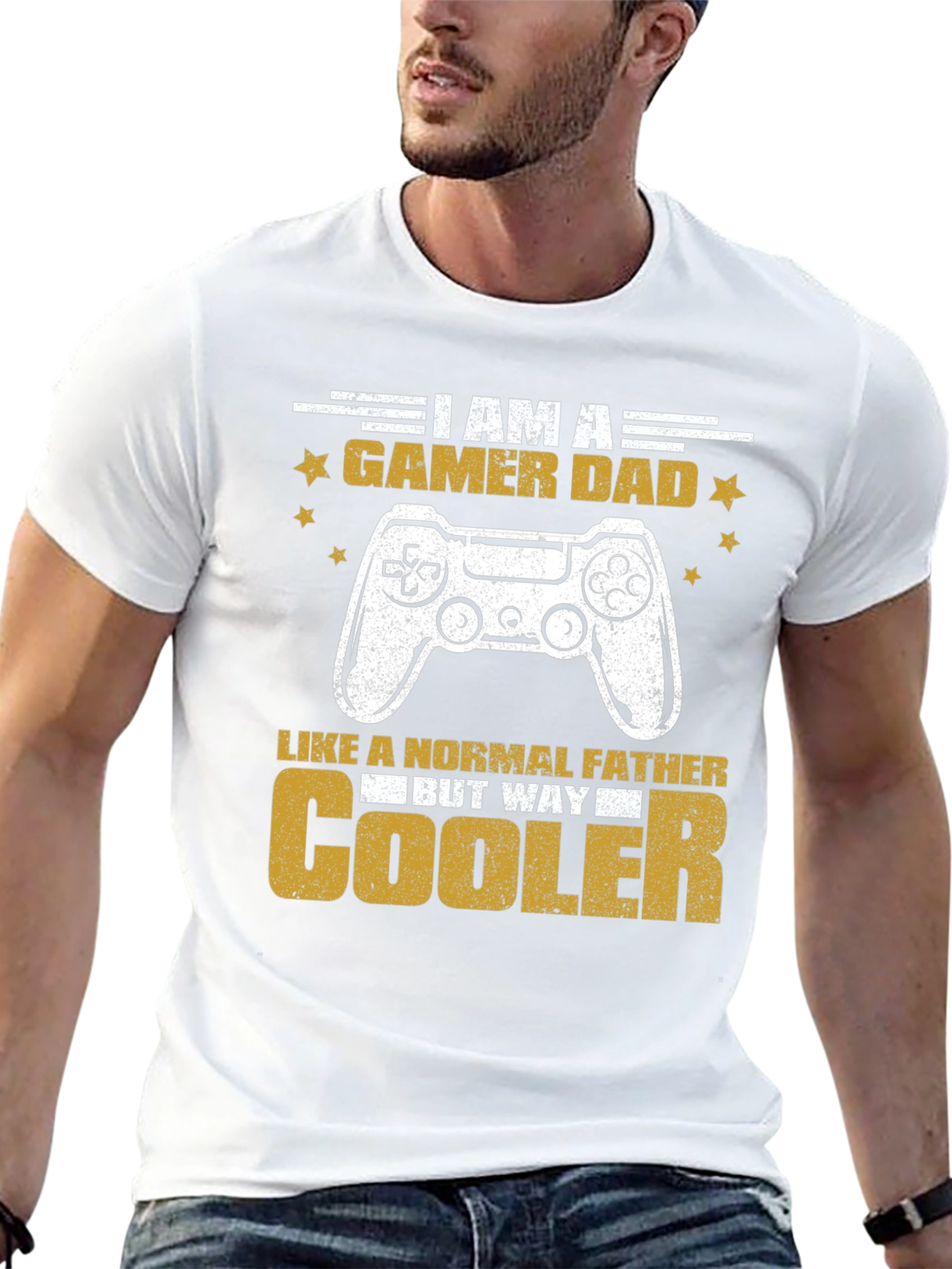 Gamer Dad T-Shirt - Cool Fathers Day Gift