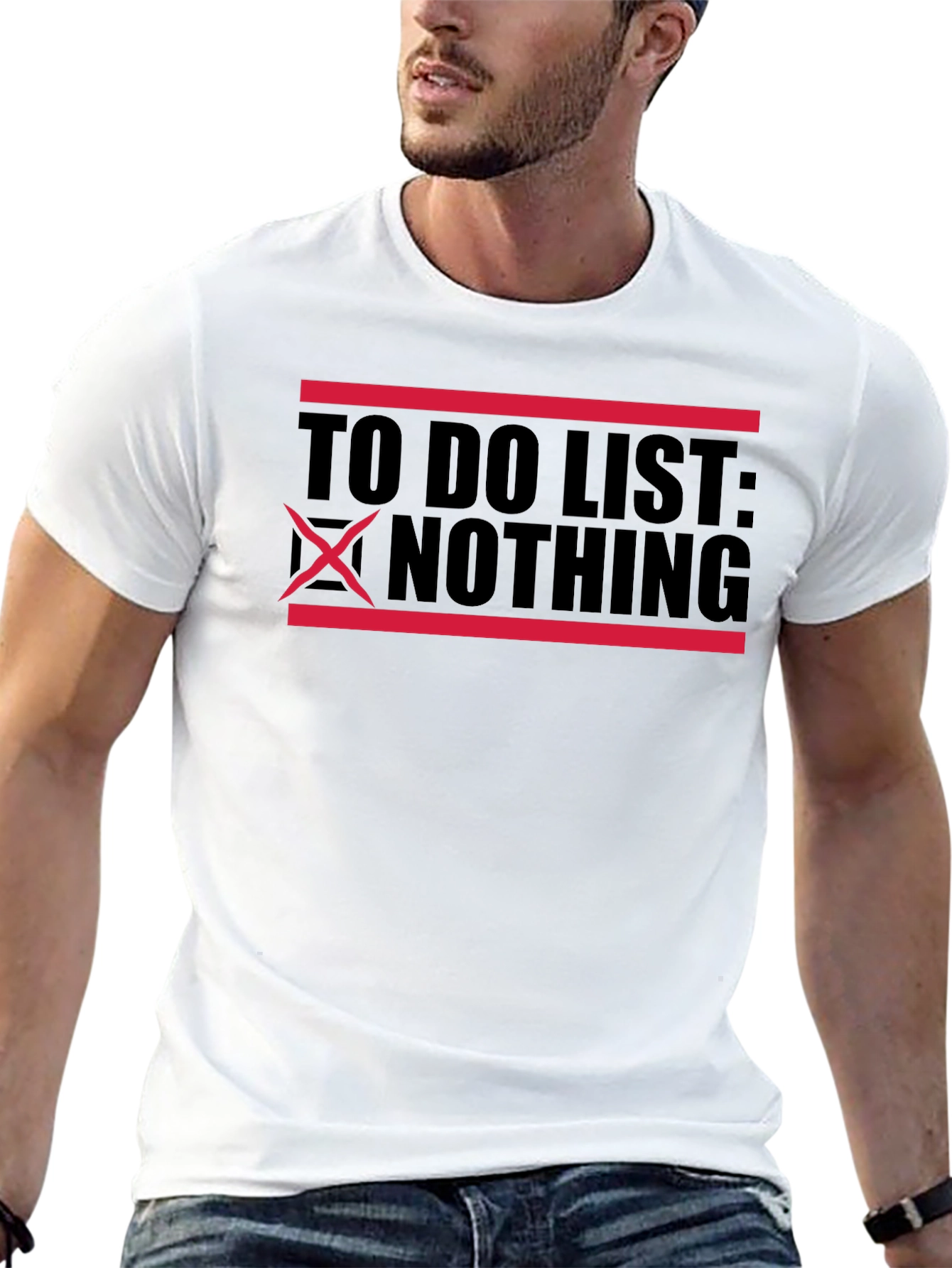To Do List Nothing Graphic T-Shirt