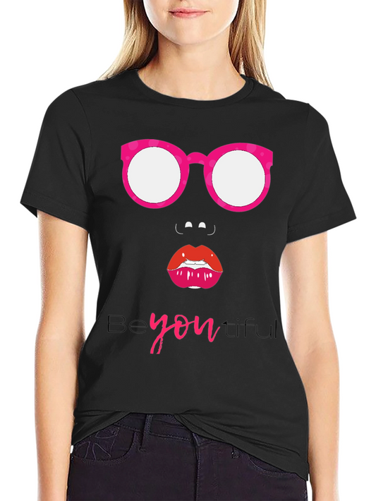 Be-YOU-tiful Graphic Tee - Stylish Black T-Shirt