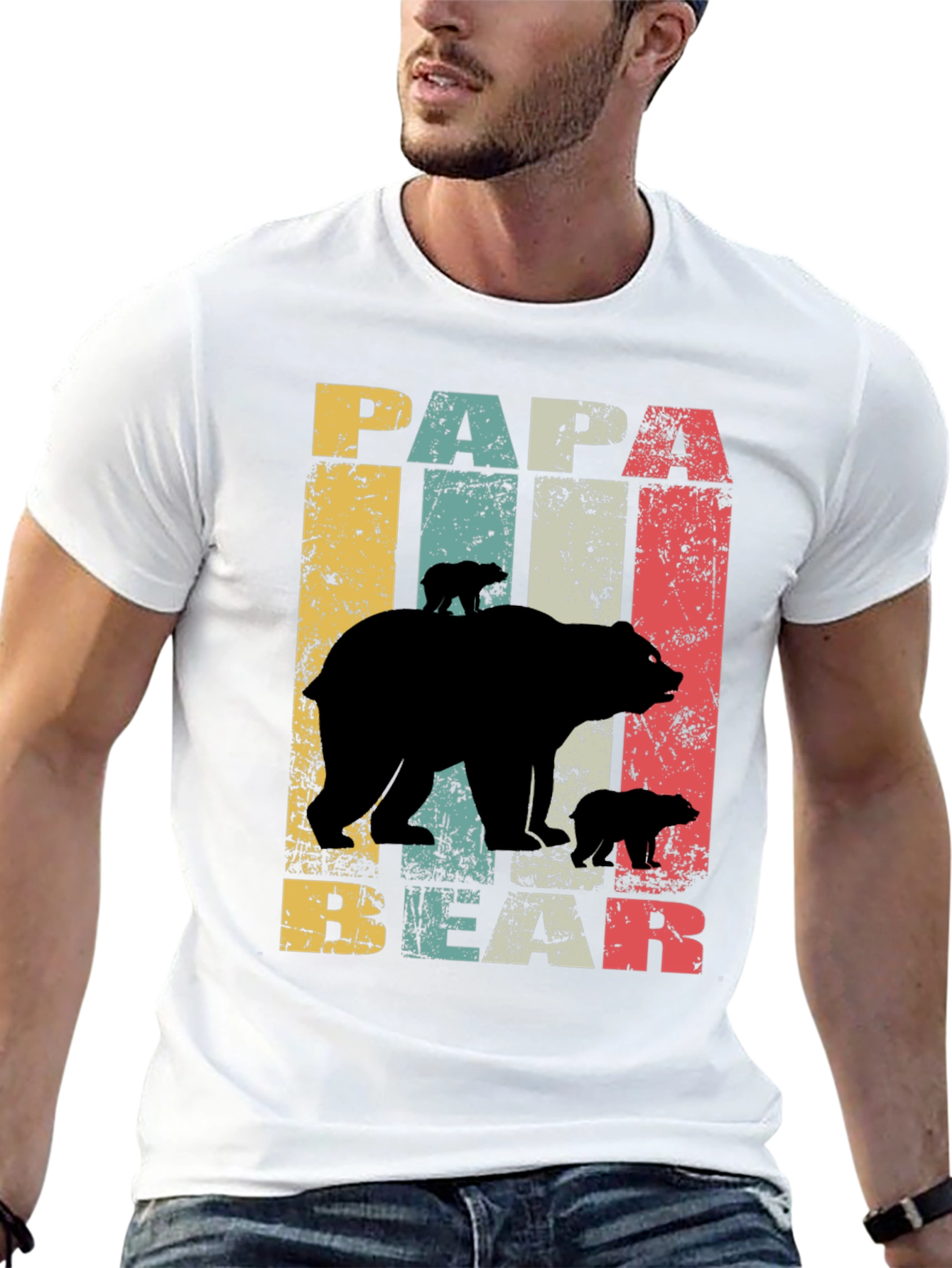Papa Bear Tee - Dad Bear Shirt