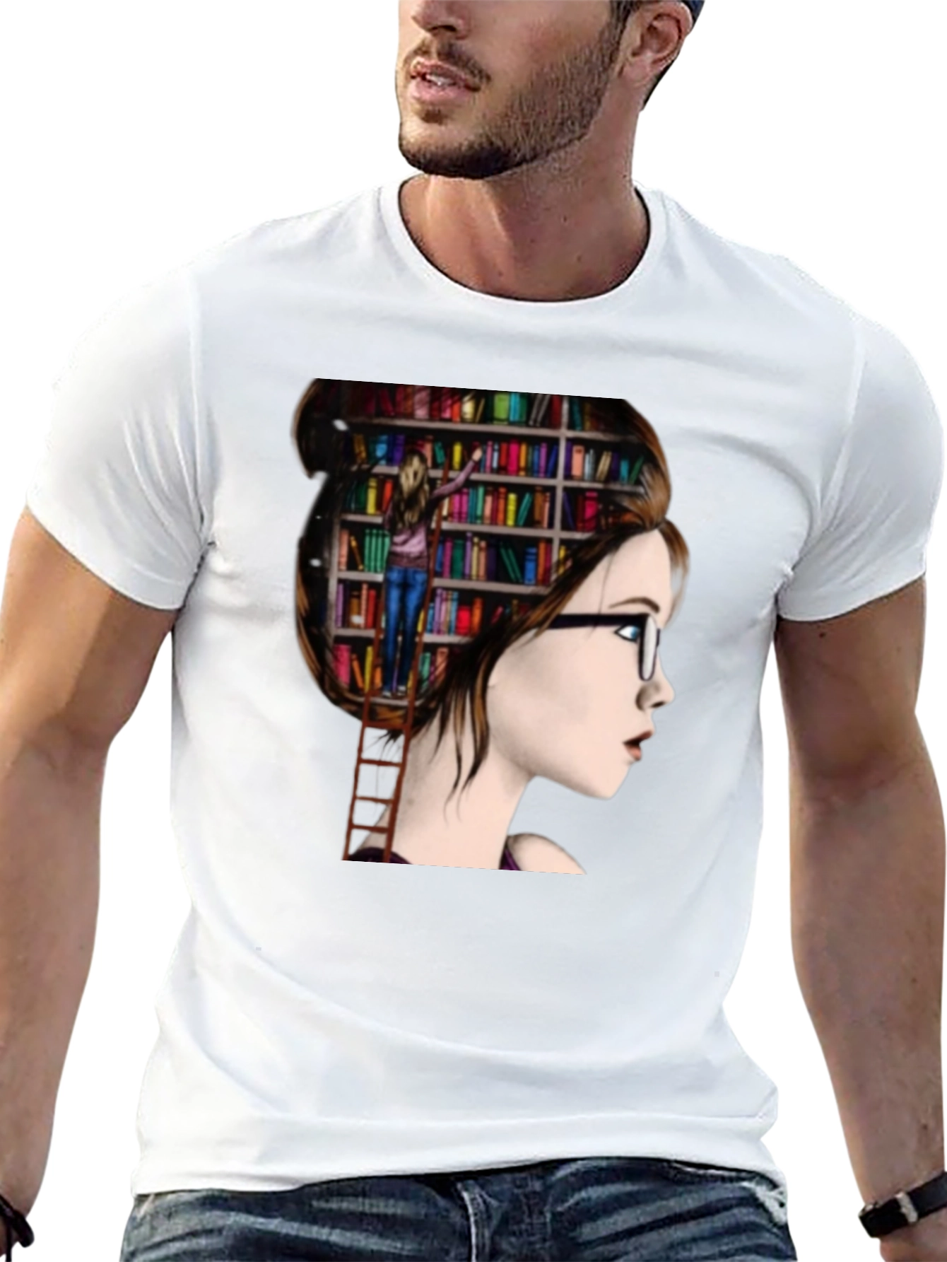 Book Lover T-Shirt - Reading on My Mind