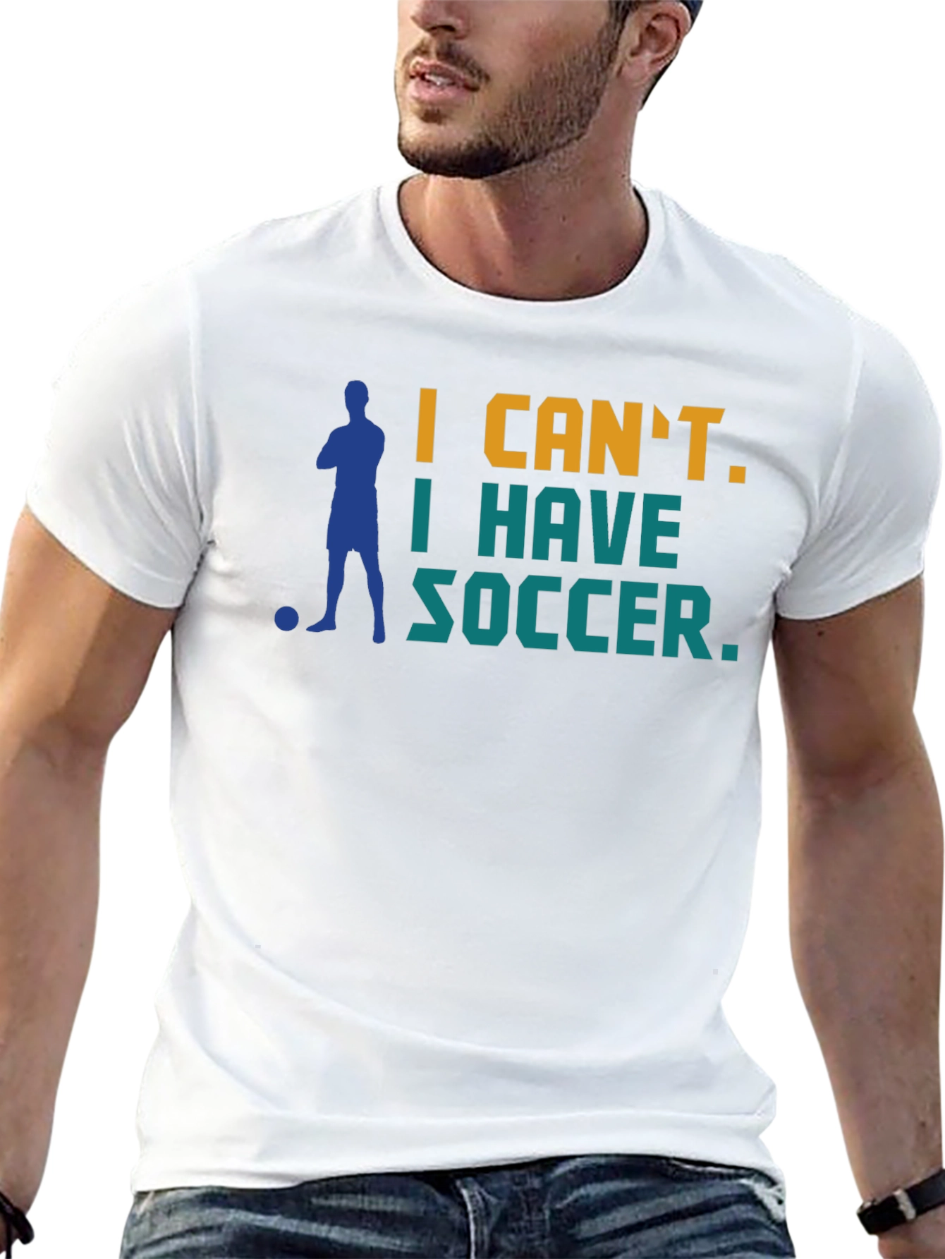 Funny Soccer Graphic T-Shirt