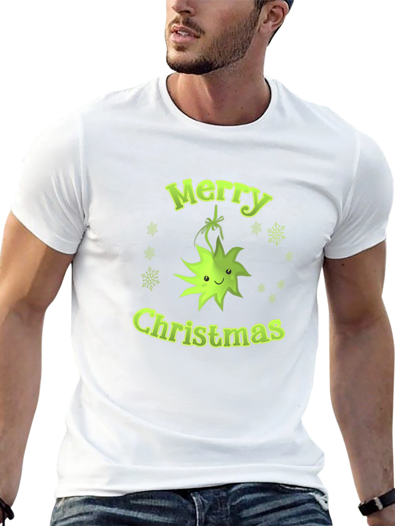 Festive Merry Christmas Graphic Tee