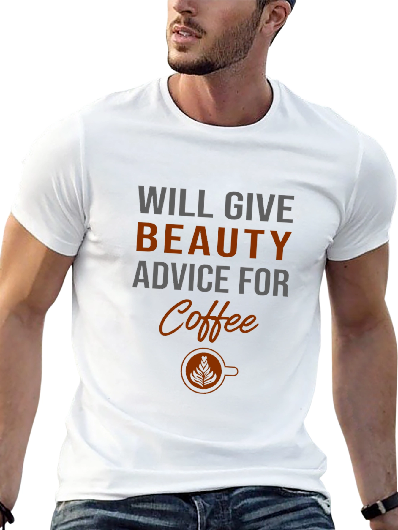 Beauty Advice For Coffee Black Graphic Tee