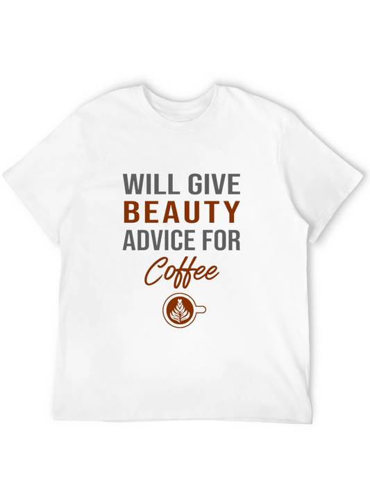 Beauty Advice For Coffee Black Graphic Tee