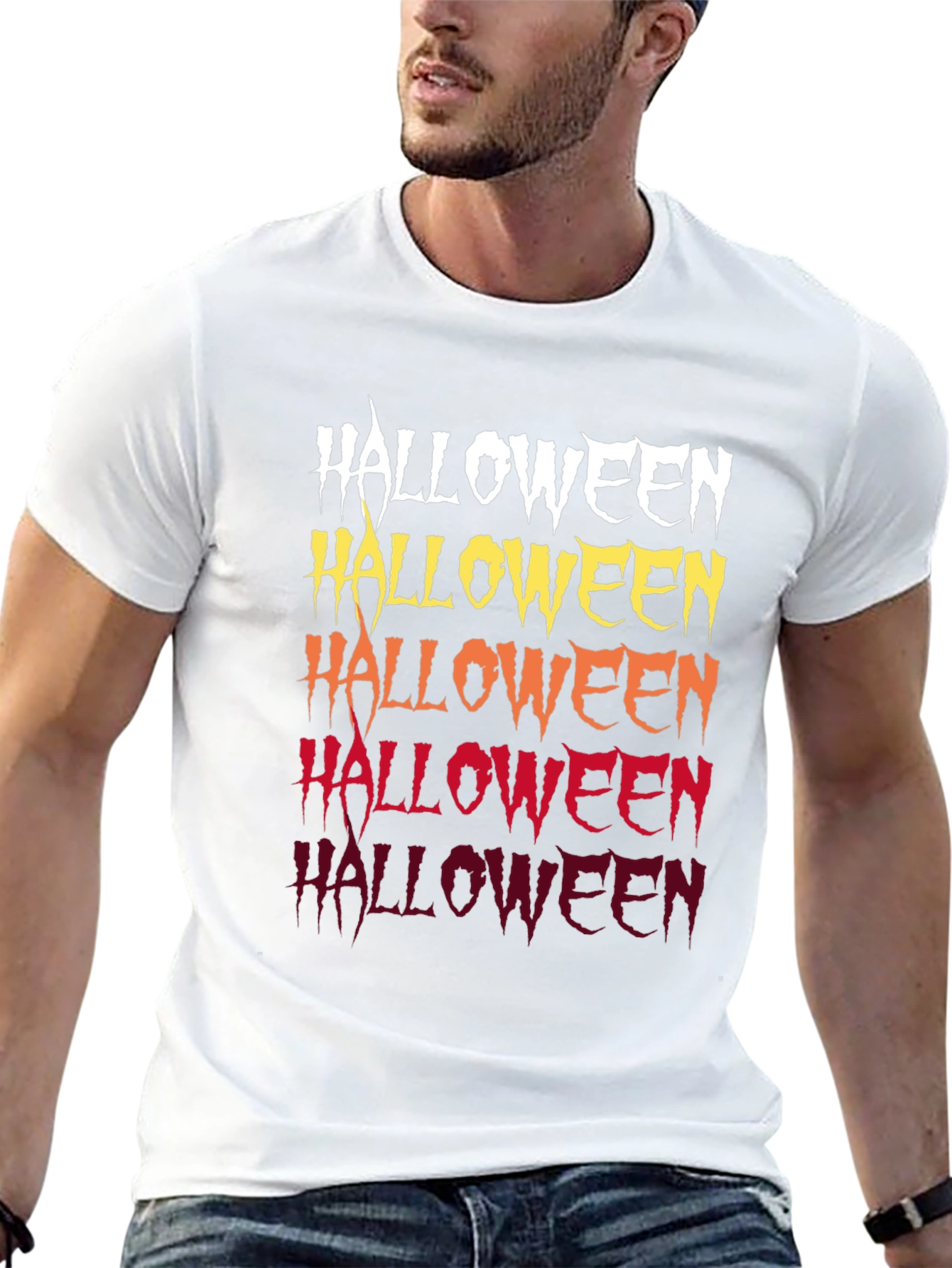 Halloween Gradient T-Shirt - Spooky Style