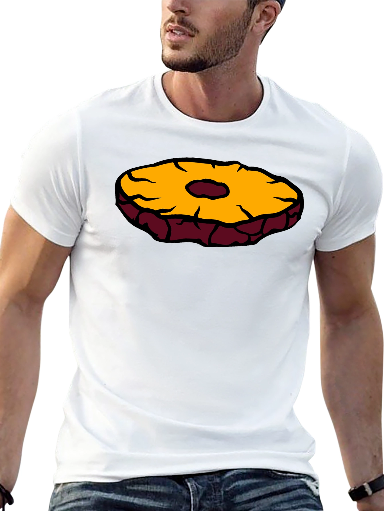 Pineapple Slice Graphic T-Shirt