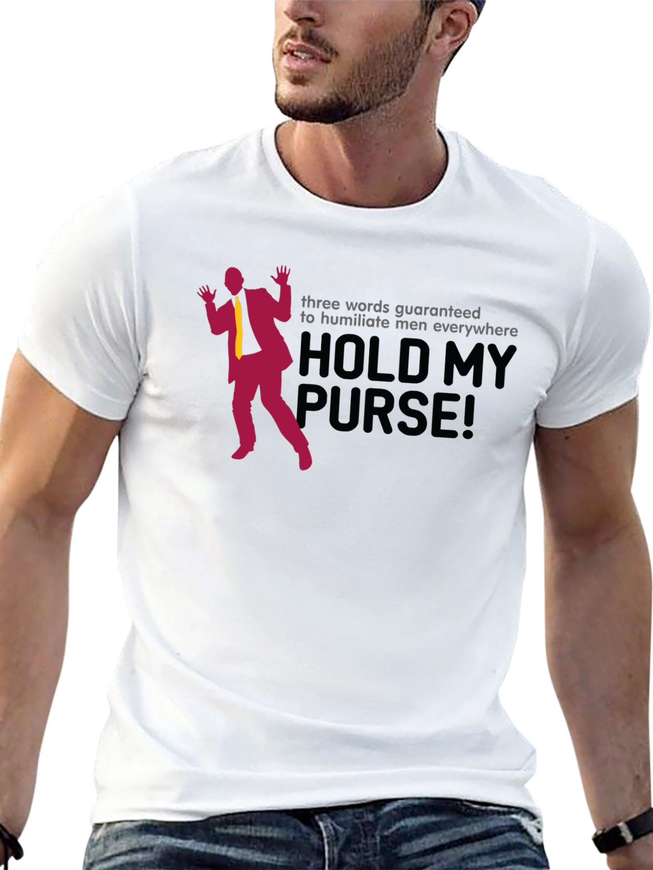 Hold My Purse Mens Graphic T-Shirt