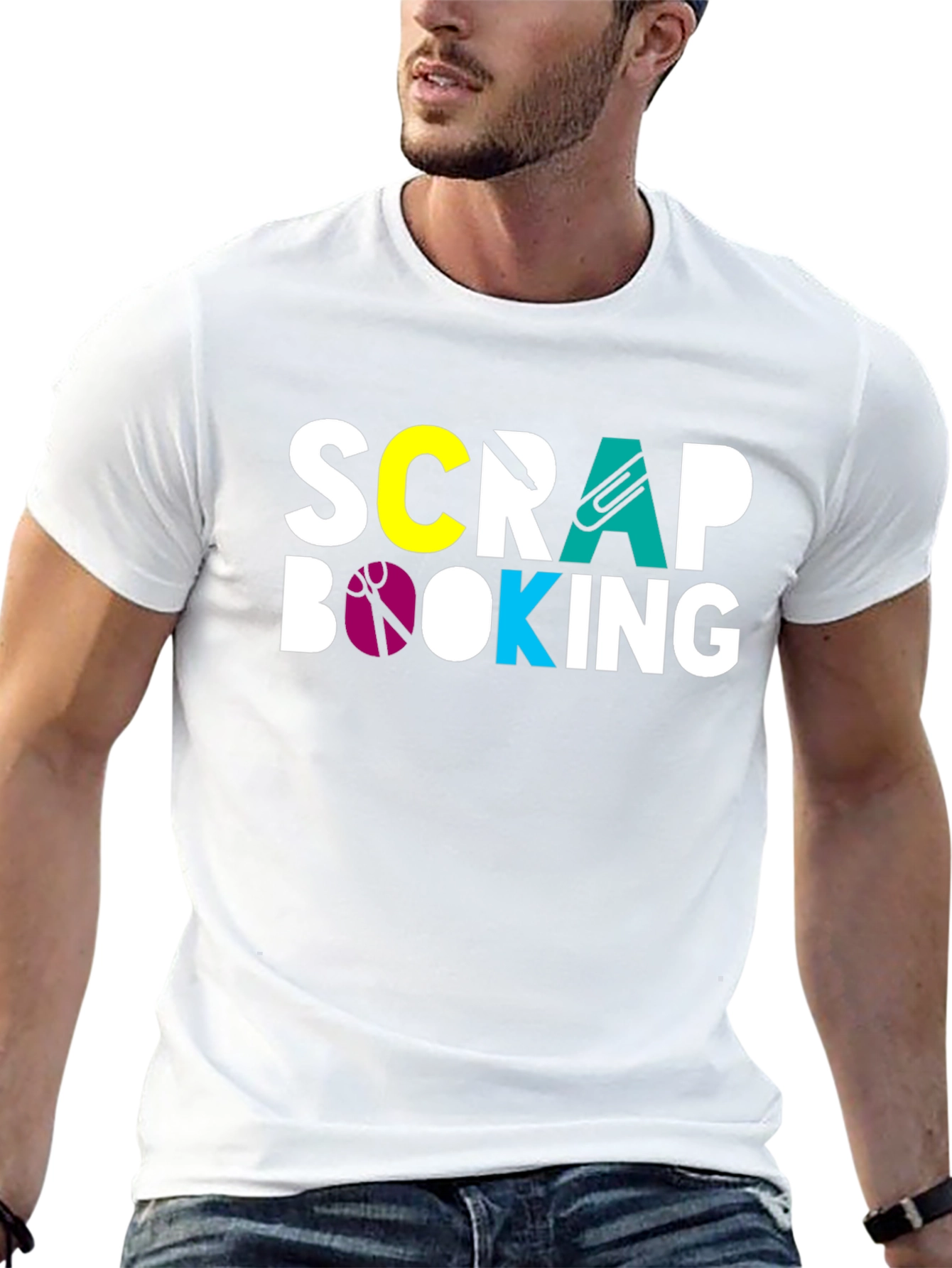 Scrapbooking Graphic T-Shirt - Crafty Hobby Tee