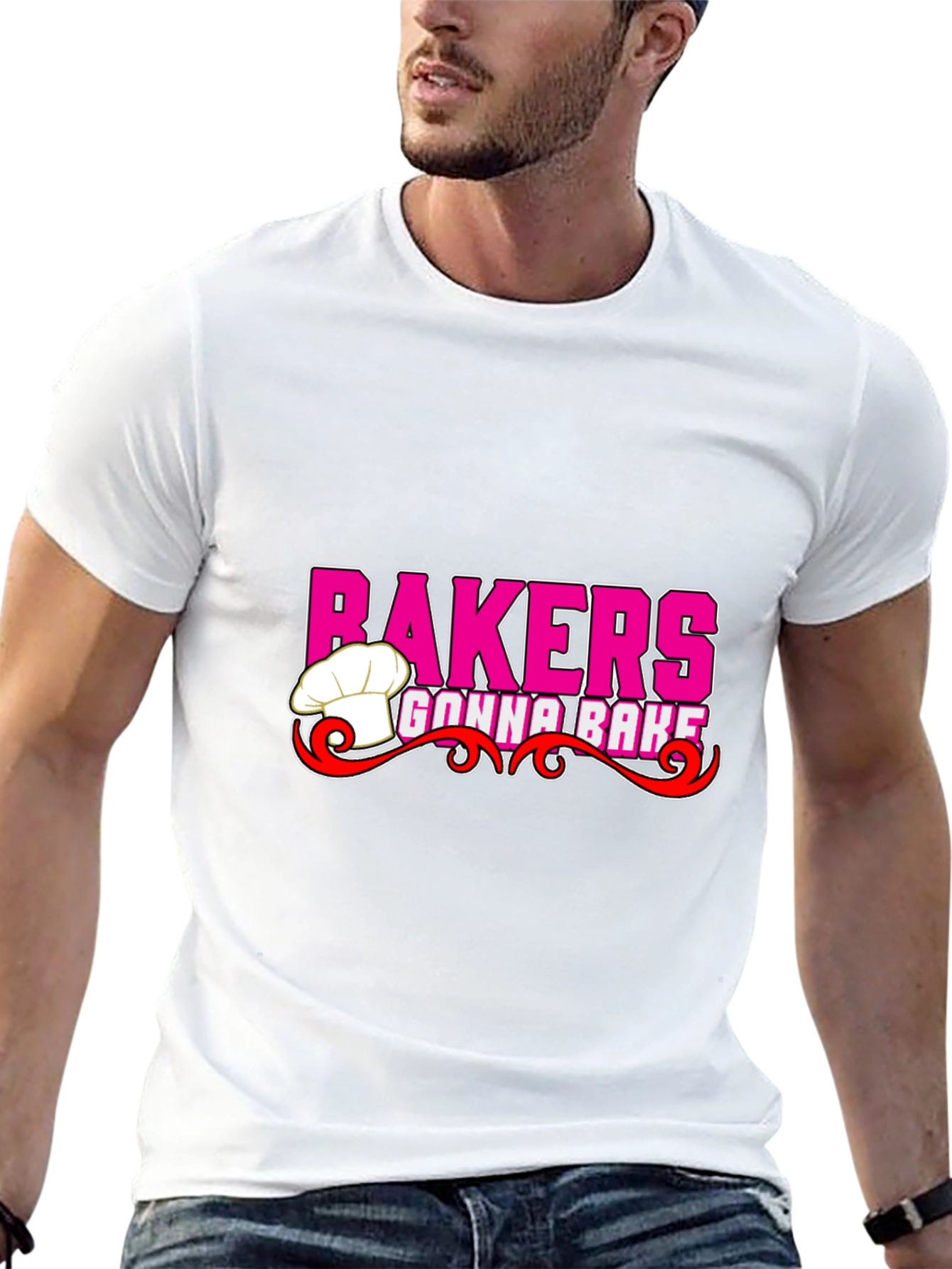 Bakers Gonna Bake Black Graphic T-Shirt