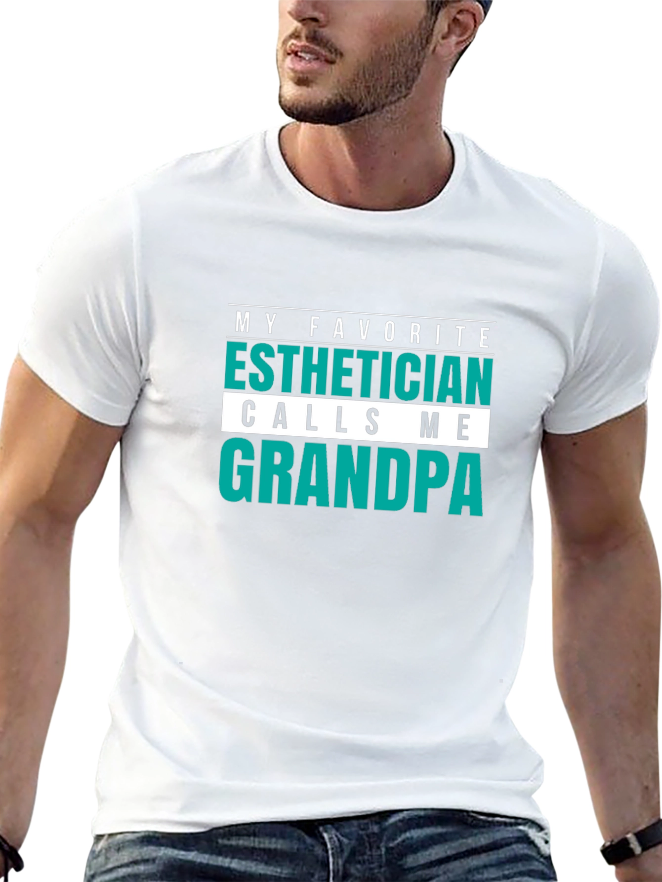 Esthetician Grandpa T-Shirt - Funny Grandfather Gift