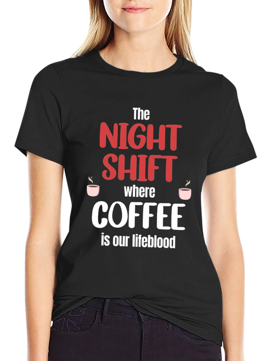 Night Shift Coffee Lifeblood T-Shirt
