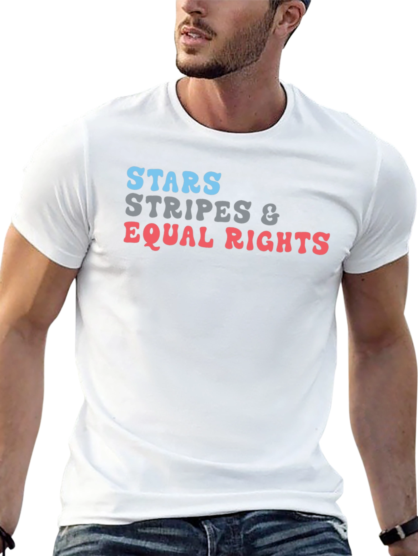 Stars Stripes & Equal Rights Graphic Tee