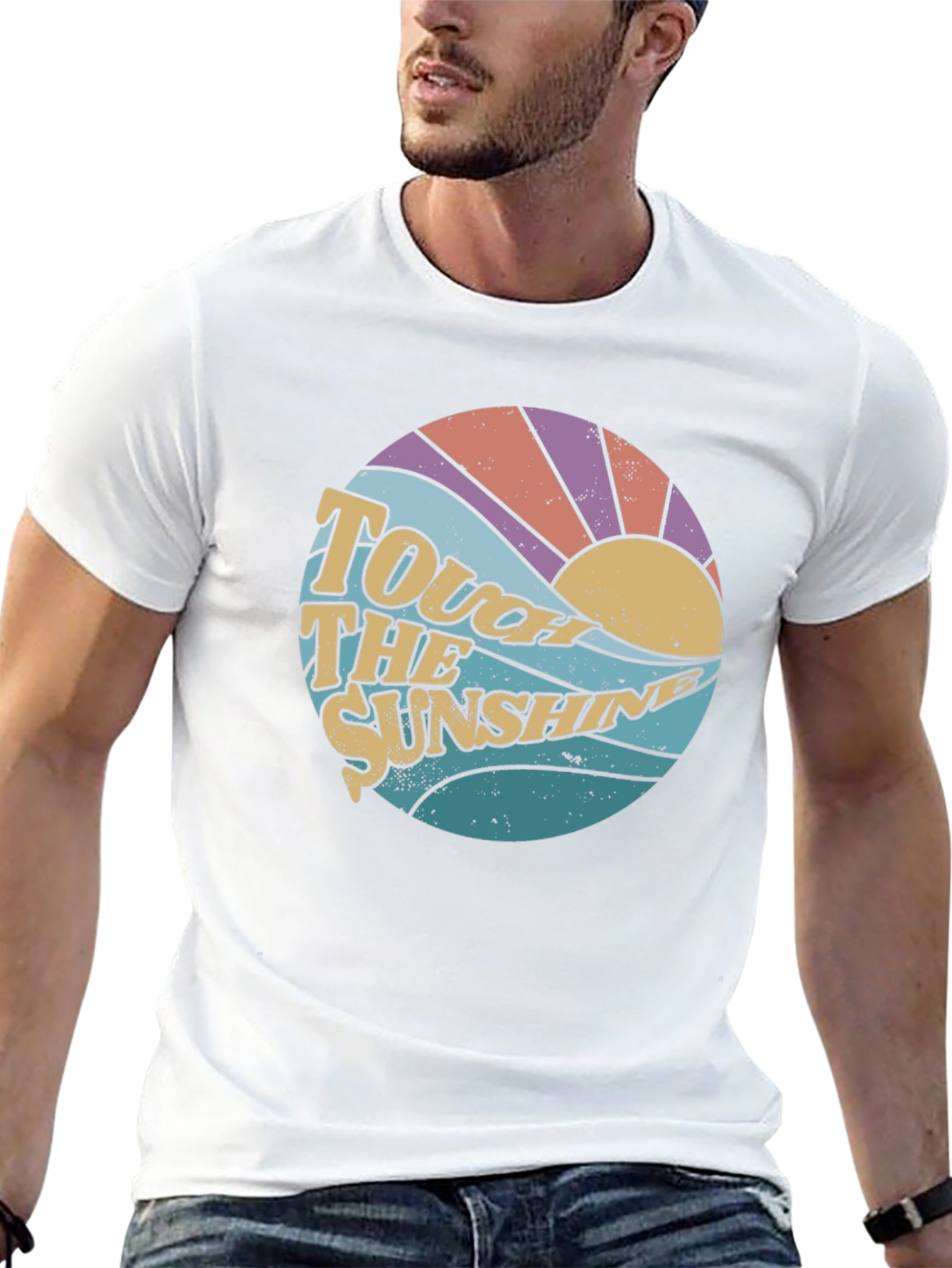 Touch The Sunshine Retro Graphic Tee