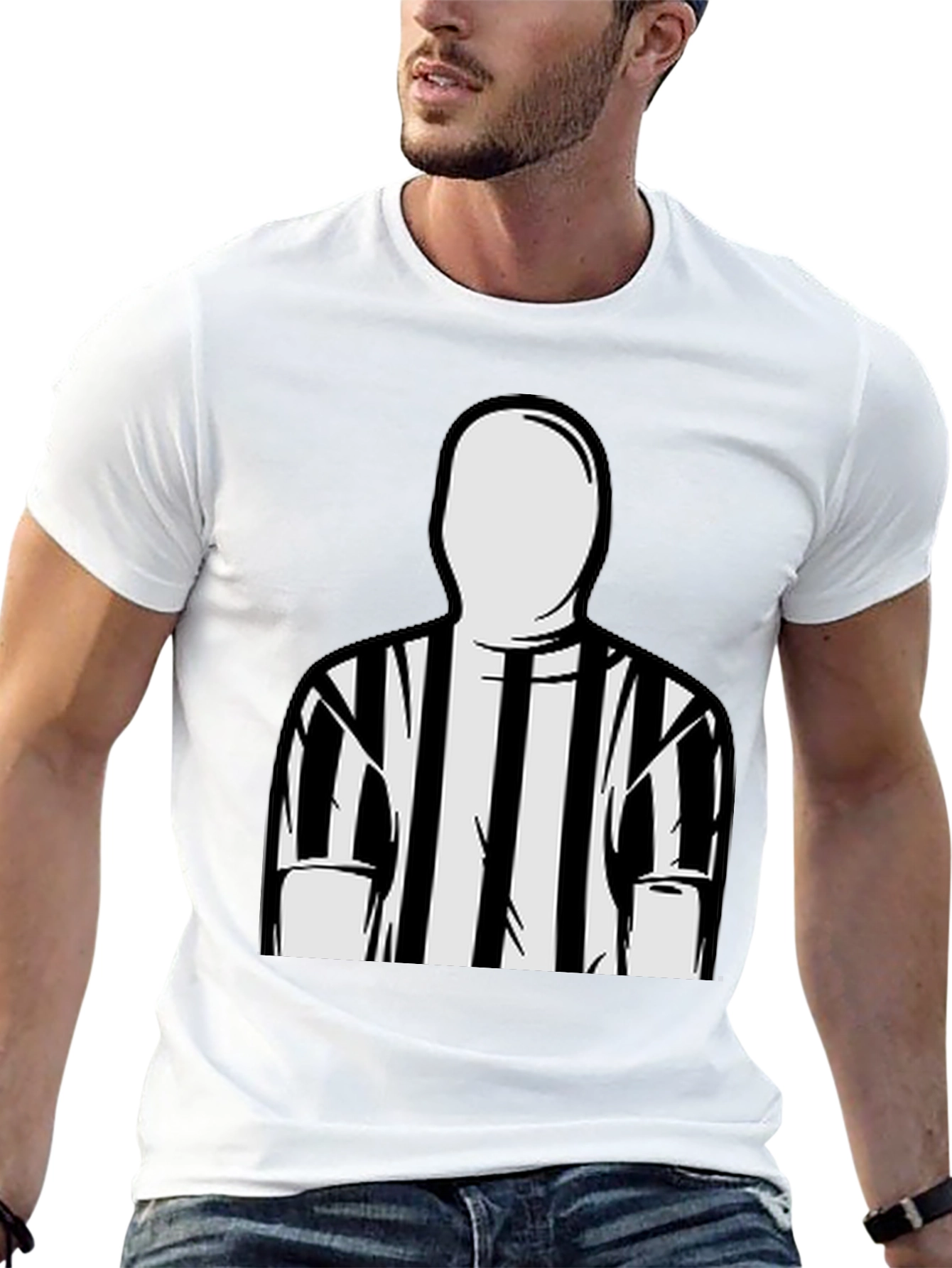 Referee Striped T-Shirt