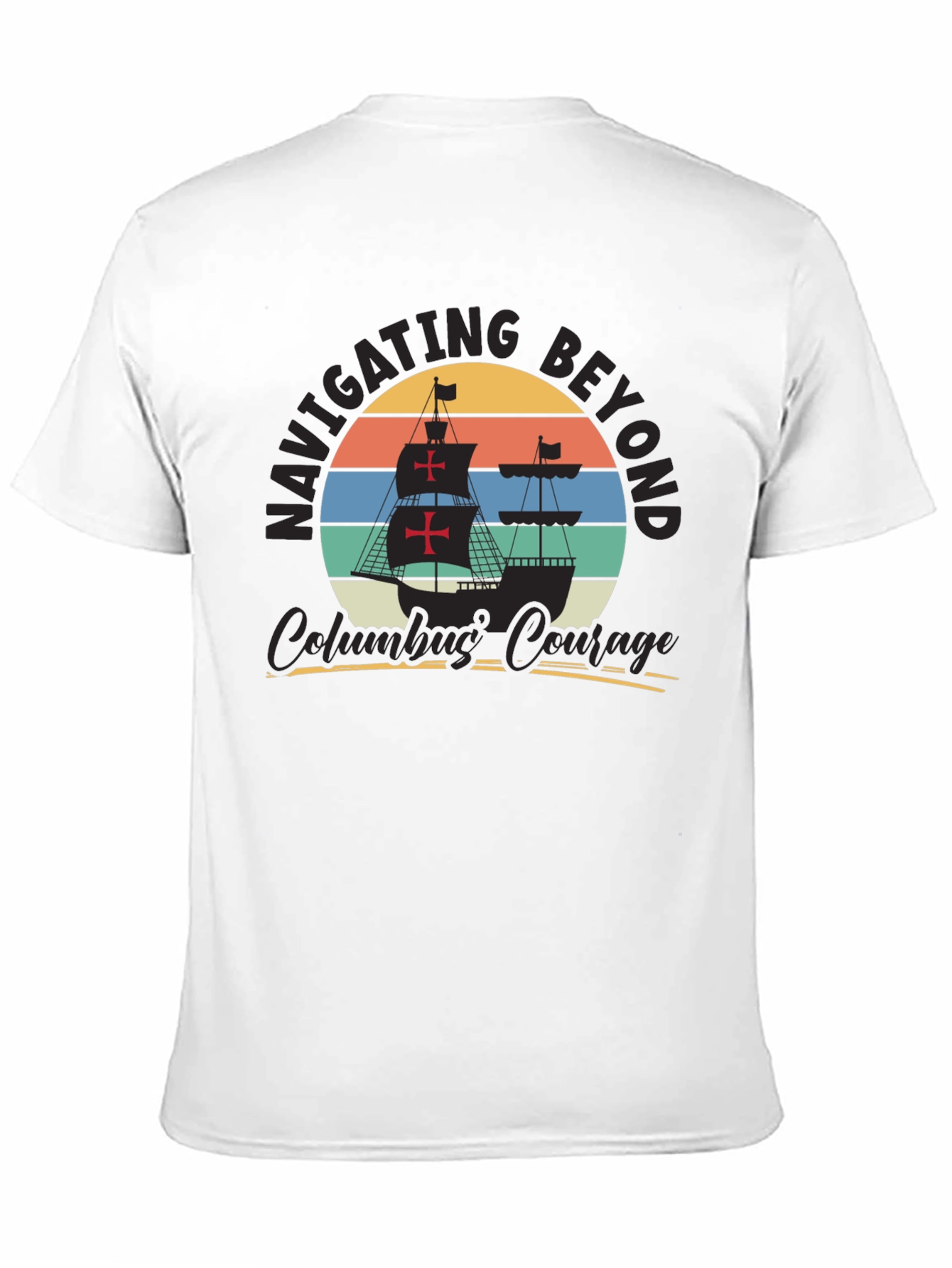 Columbus Courage Retro Graphic Tee