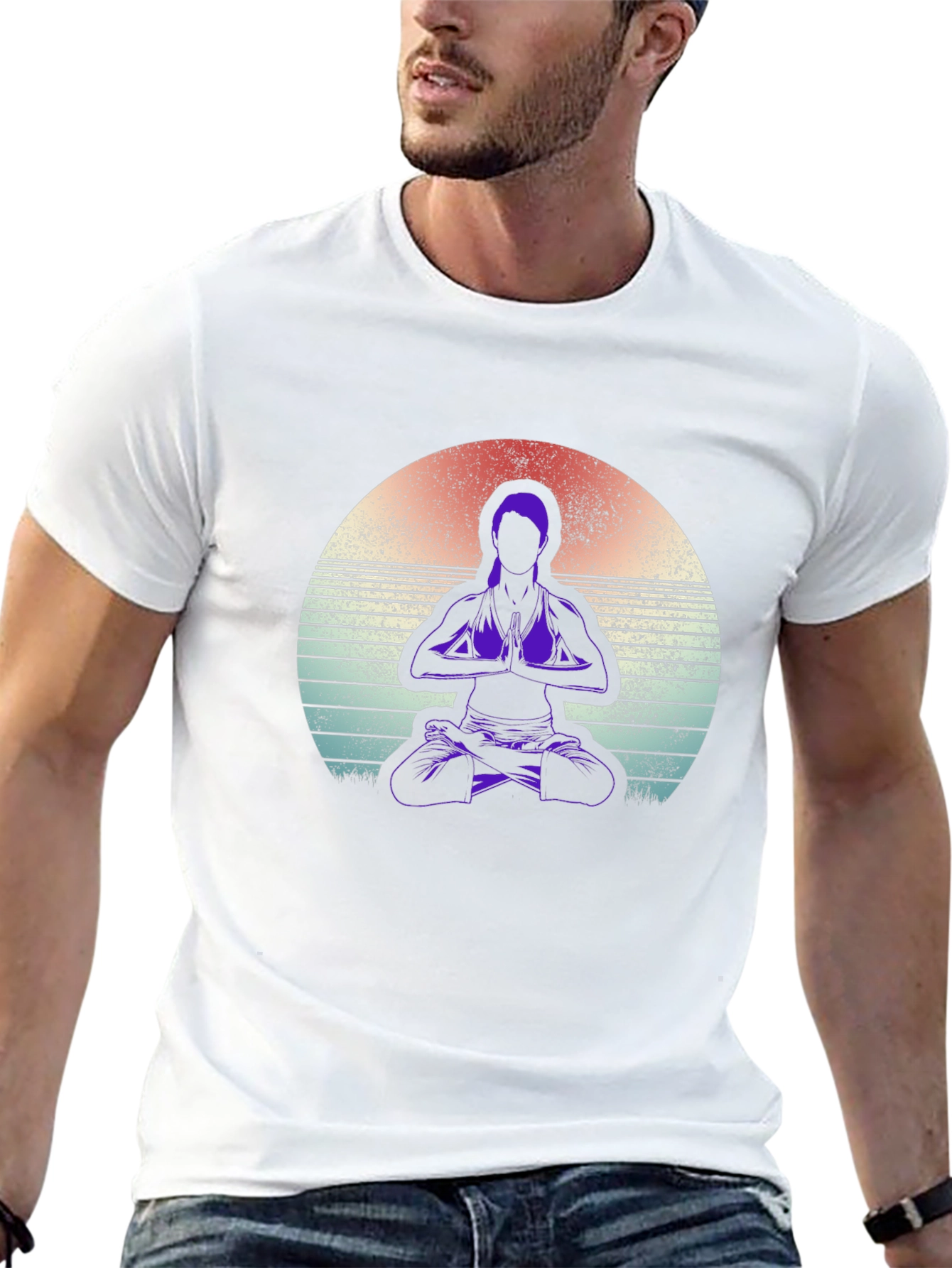 Zen Yoga T-Shirt - Meditative Graphic Tee