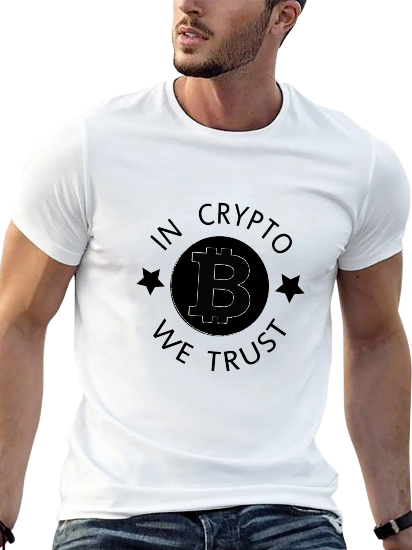 In Crypto We Trust Bitcoin Graphic T-Shirt