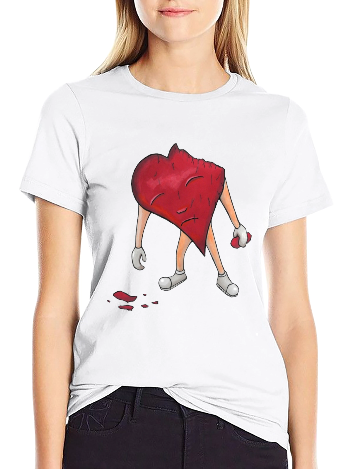 Heartbreak Tee - Broken Heart Graphic T-Shirt
