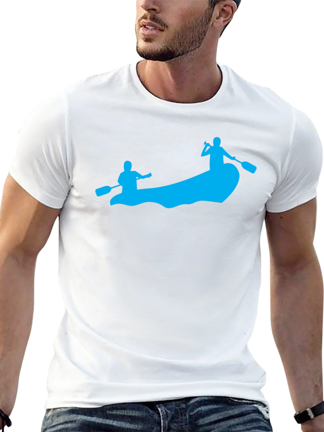 Rafting Adventure Black T-Shirt