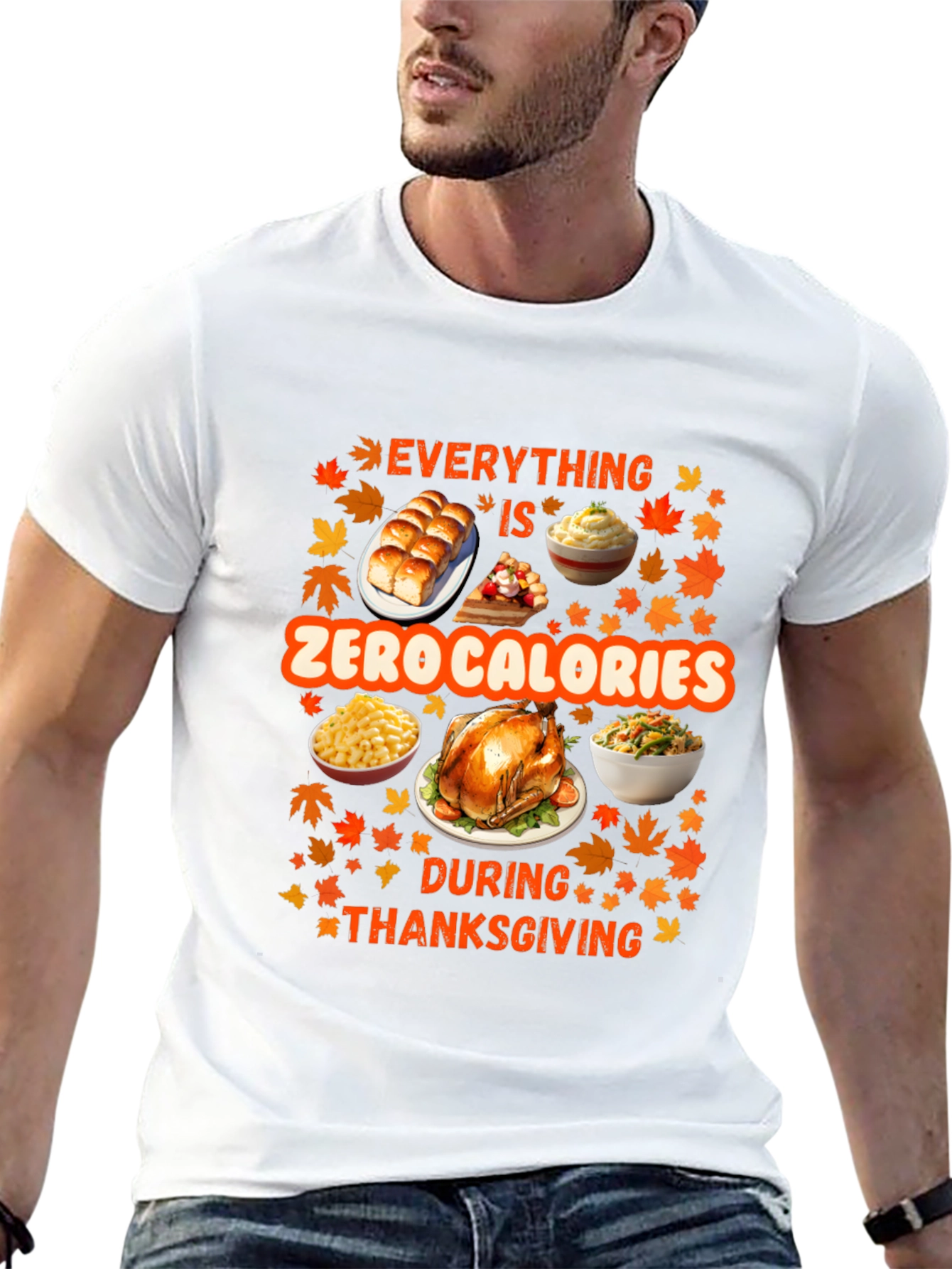 Thanksgiving Zero Calories T-Shirt