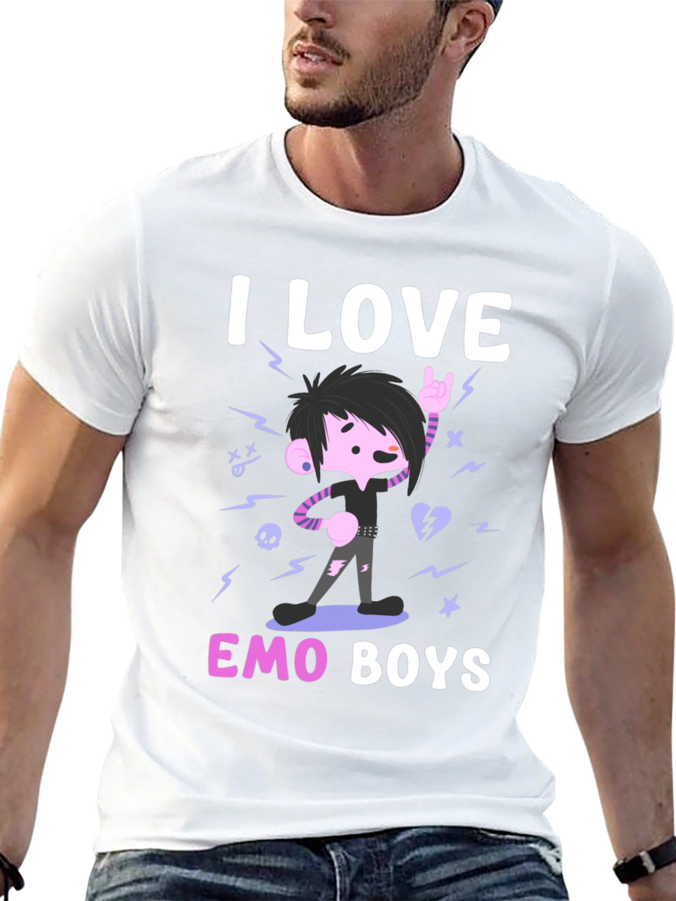 I Love Emo Boys T-Shirt