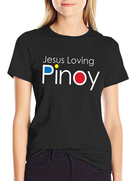 Jesus Loving Pinoy Black T-Shirt