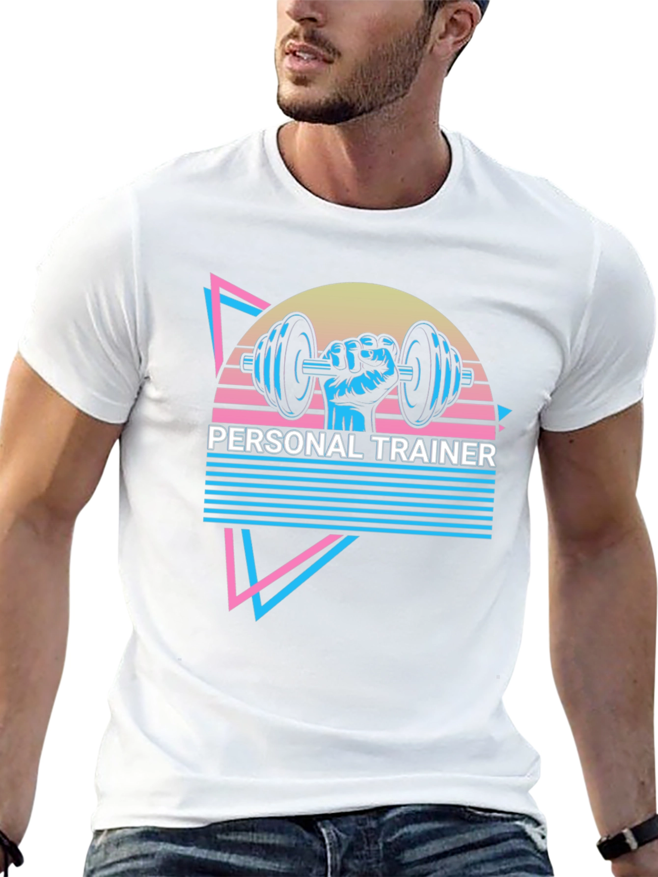 Retro Personal Trainer T-Shirt - Gym Fitness Apparel