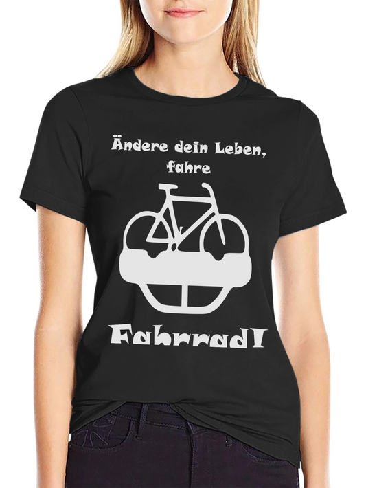 Ändere dein Leben Fahrrad T-Shirt