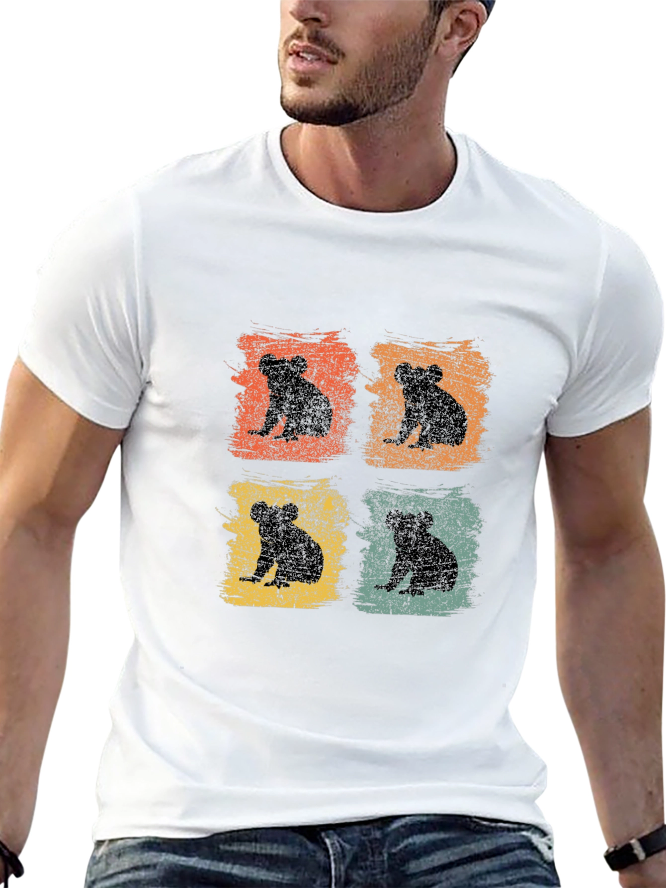 Retro Koala T-Shirt - Stylish Animal Graphic Tee