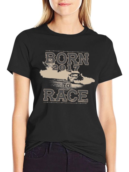 Born to Race 2017 Black Graphic Tee