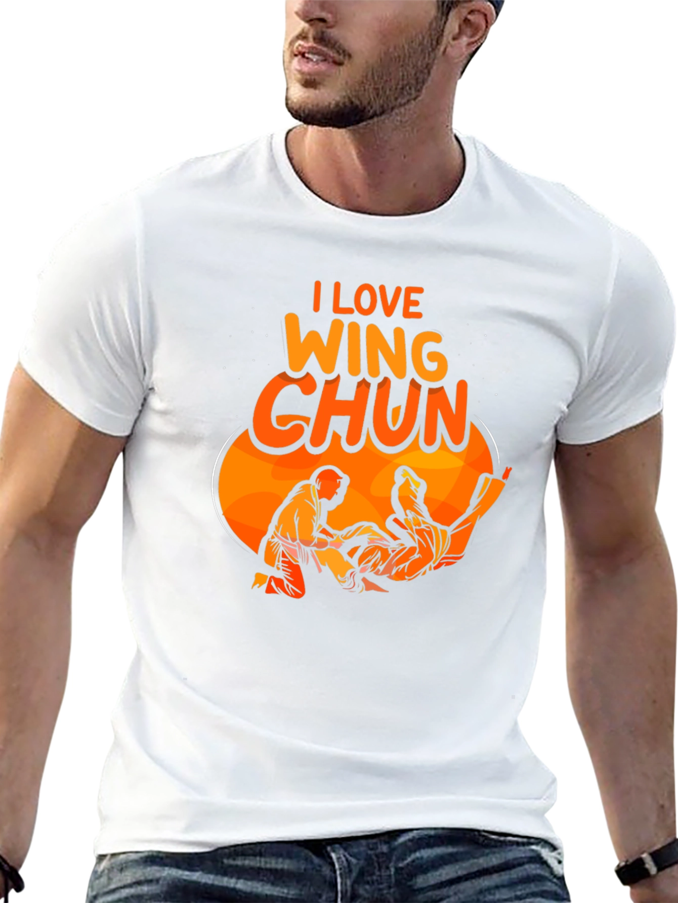 I Love Wing Chun Martial Arts T-Shirt