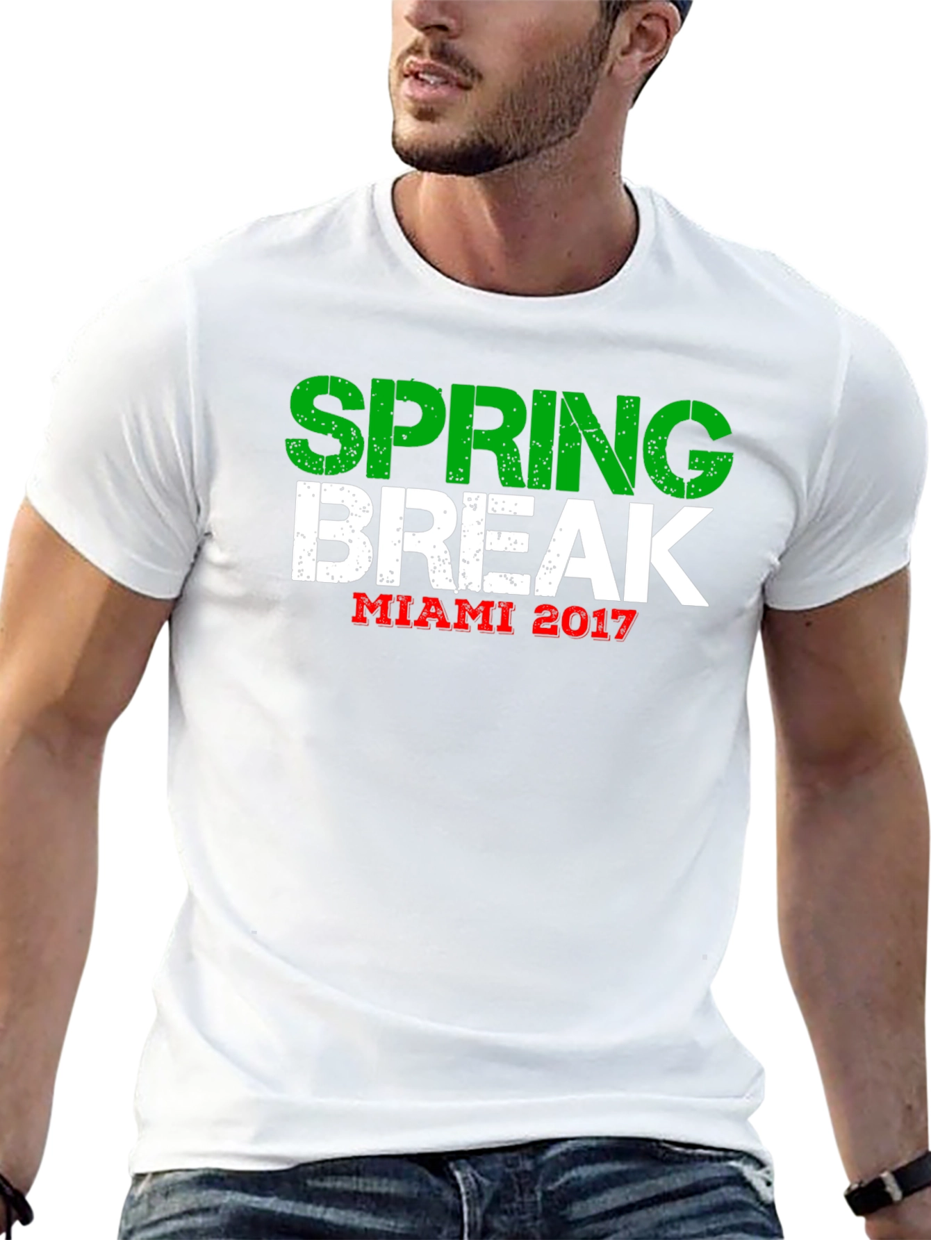 Spring Break Miami 2017 T-Shirt - Black