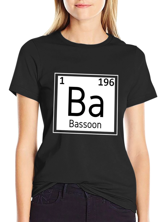 Bassoon Periodic Table T-Shirt - Musician Gift