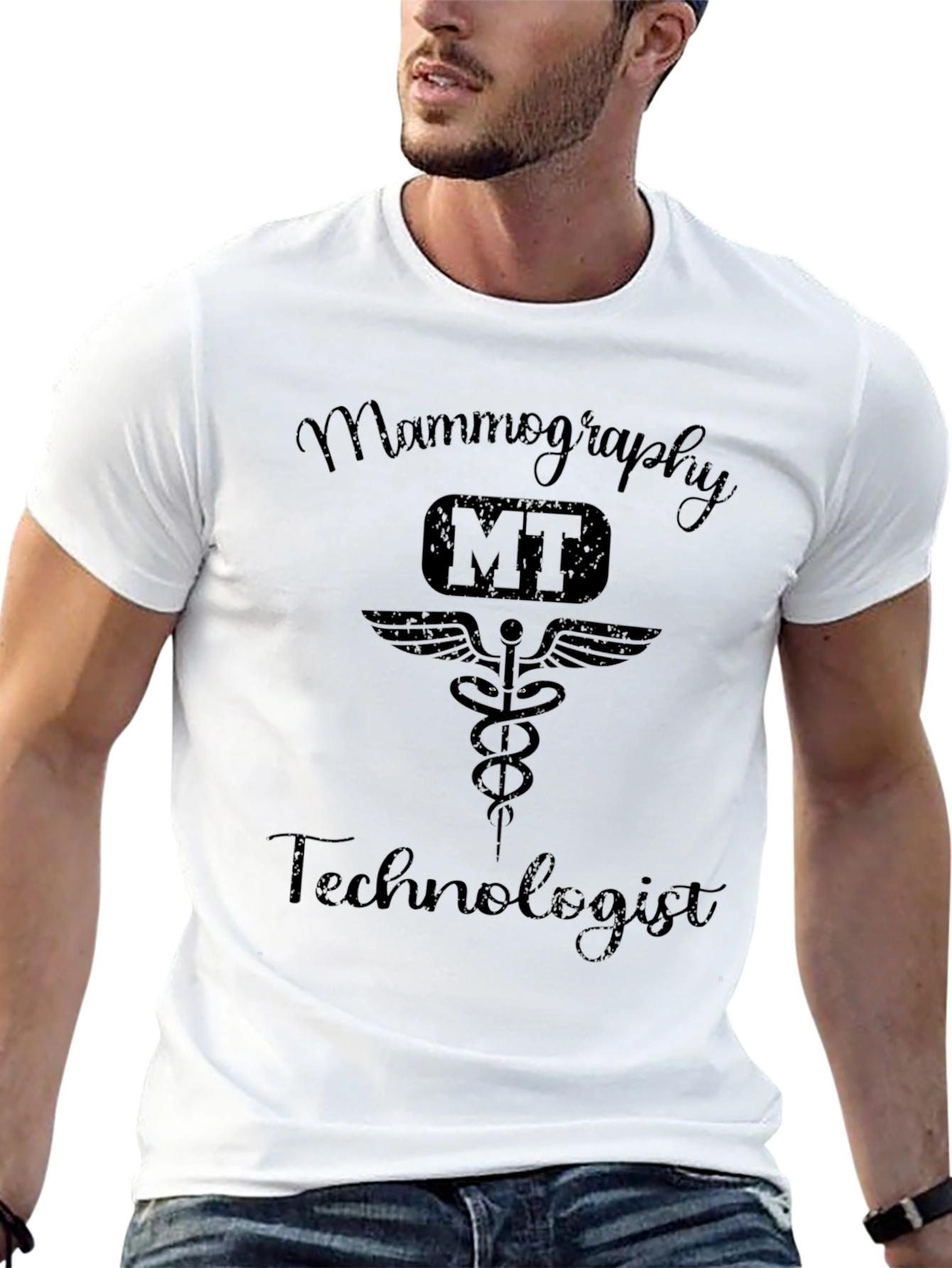 Mammography Technologist Black T-Shirt