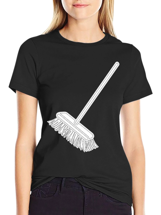 Broom Graphic Tee - Clean Style