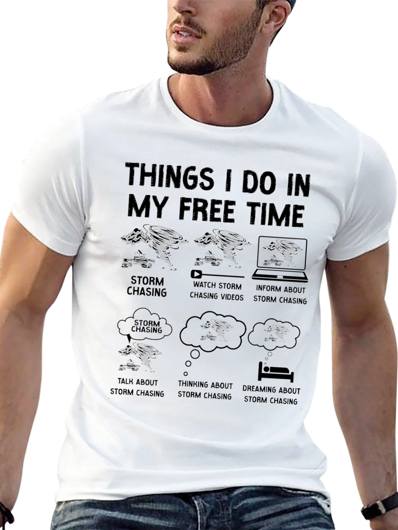 Storm Chasing Free Time T-Shirt