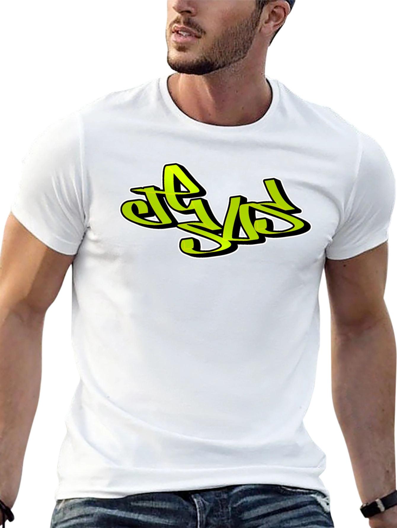Cool Graphic Tee - Street Style Graffiti Design
