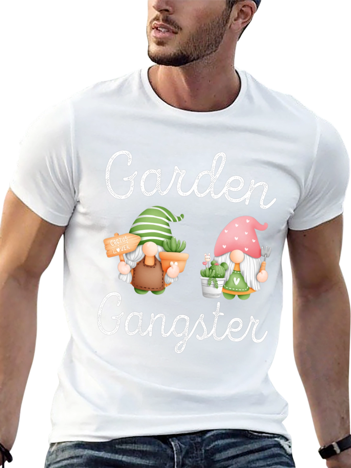 Garden Gangster T-Shirt - Novelty Gardener Humor