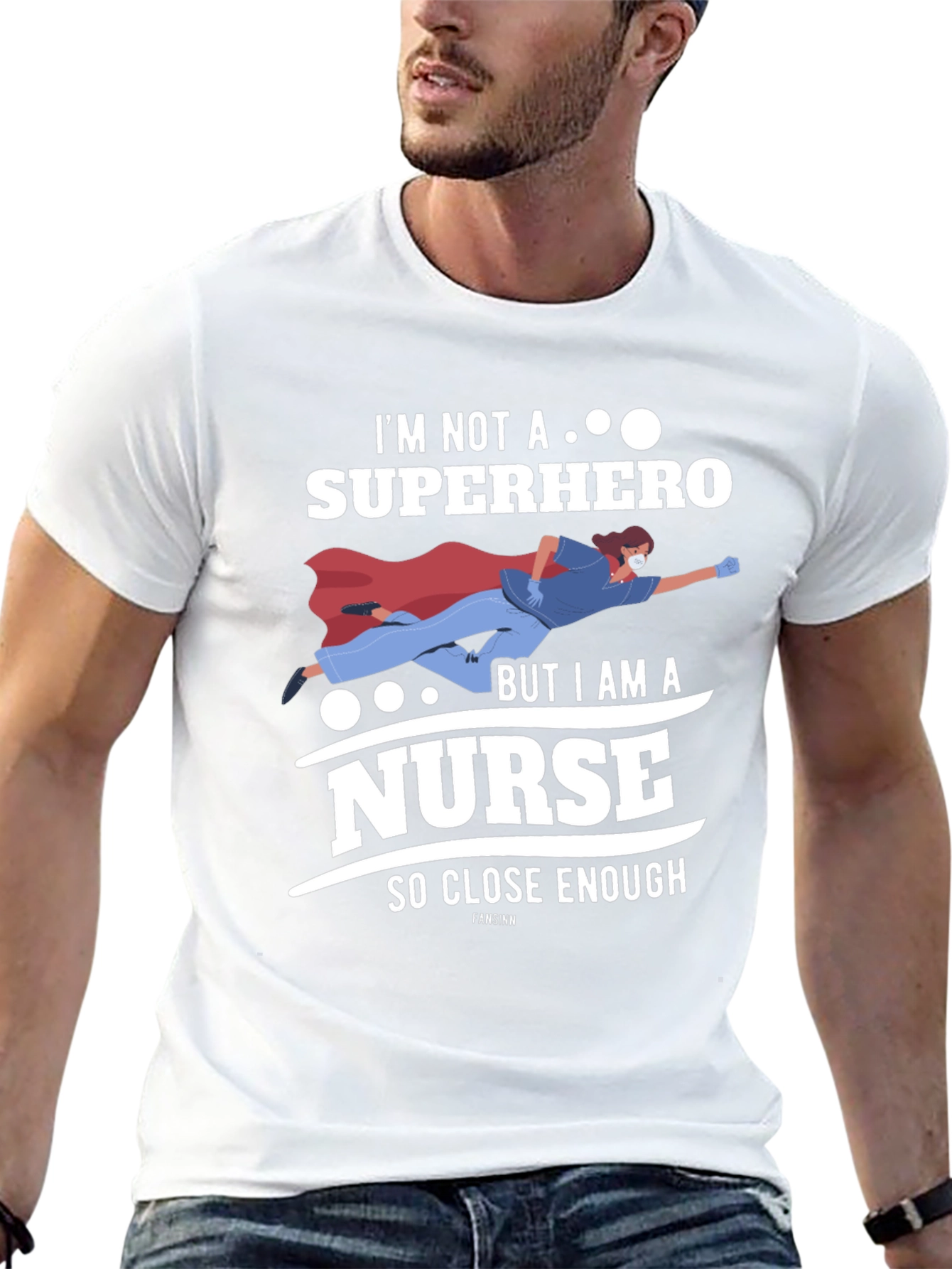 Nurse Superhero T-Shirt - Funny Heroic Healthcare Apparel