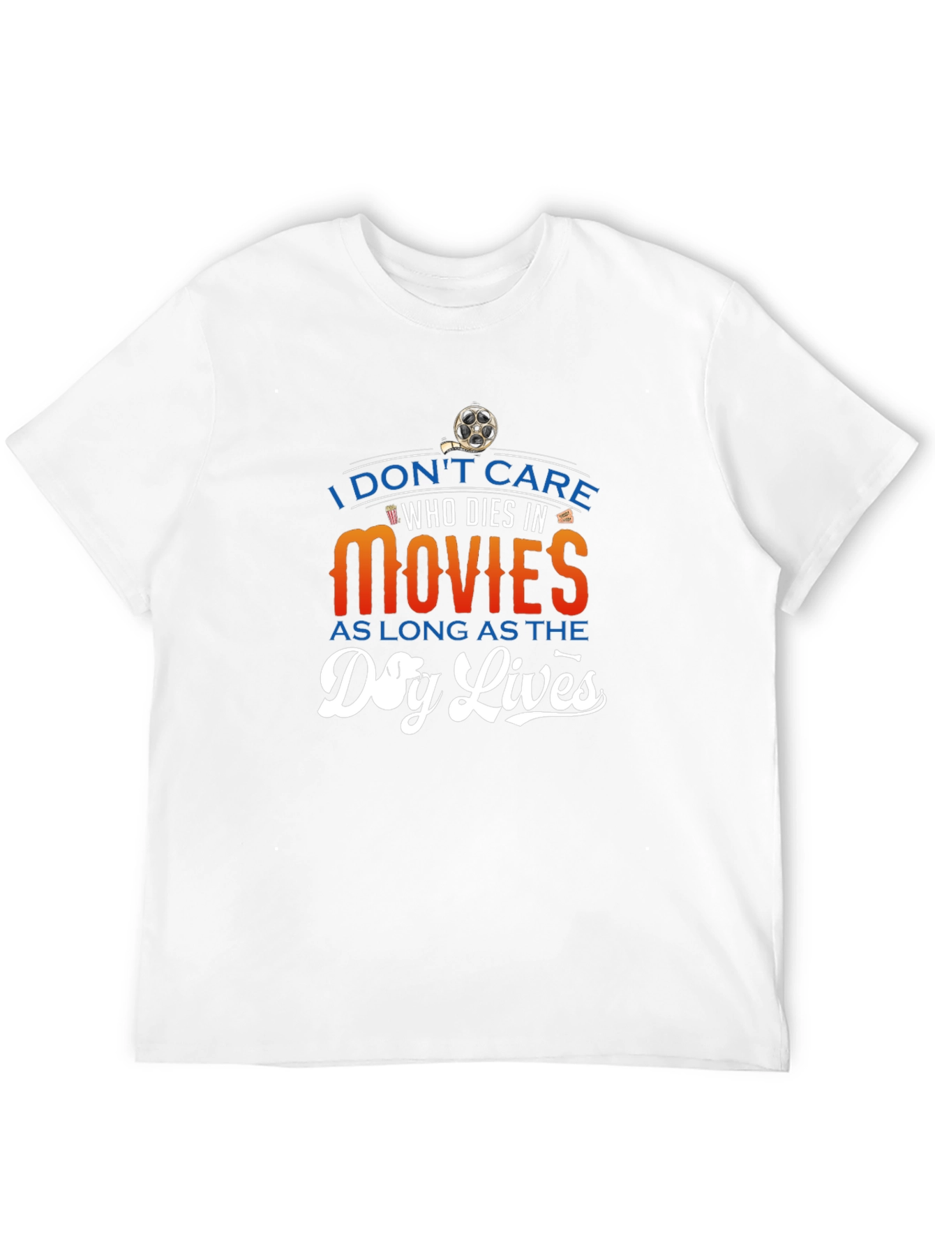 Movie Lover Graphic Tee - Dog Lives