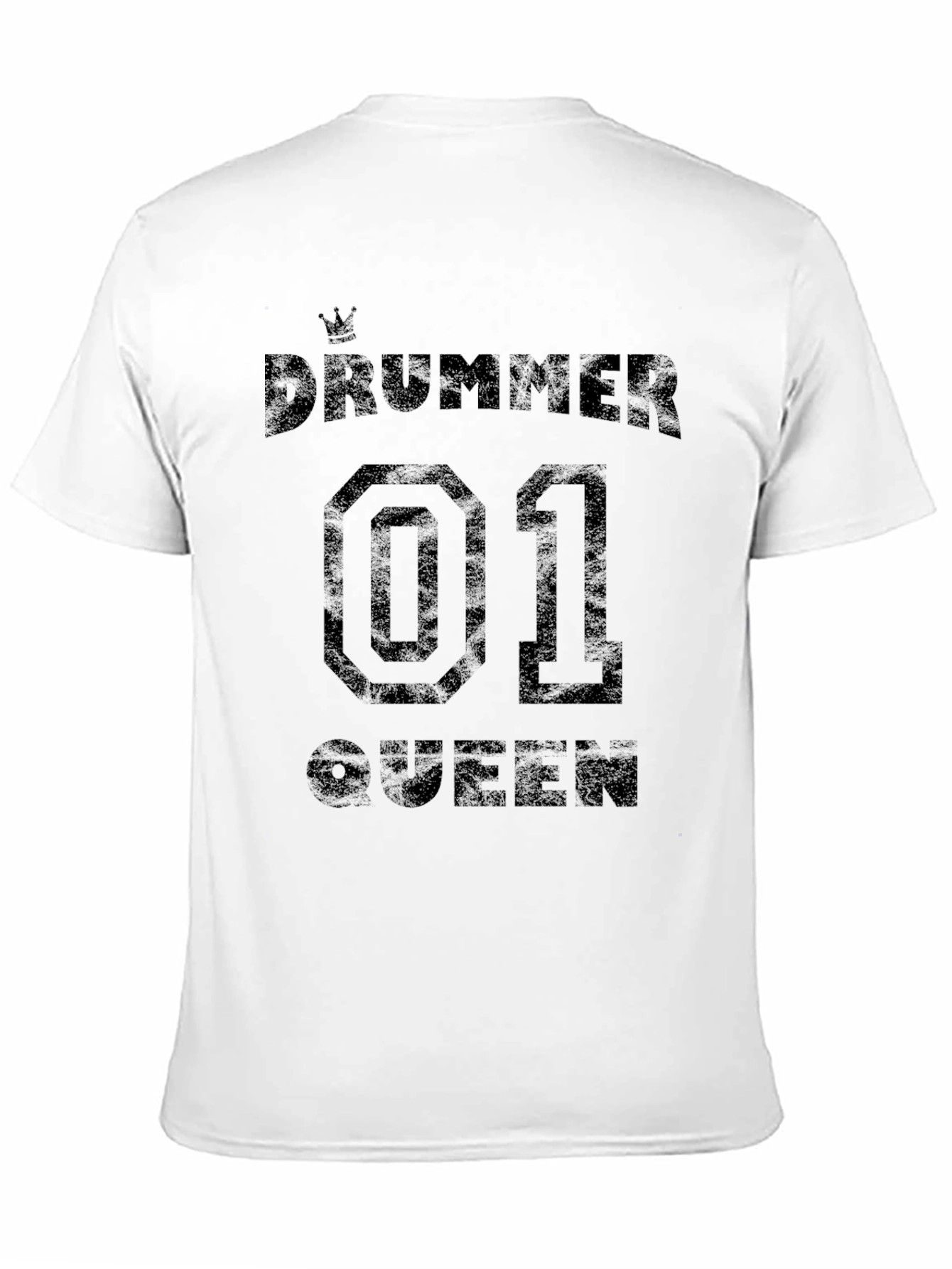 Drummer Queen 01 Black T-Shirt