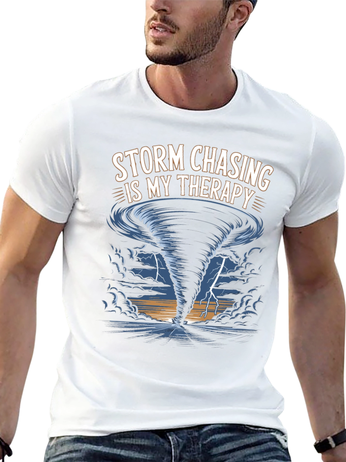 Storm Chasing Therapy Graphic Tee