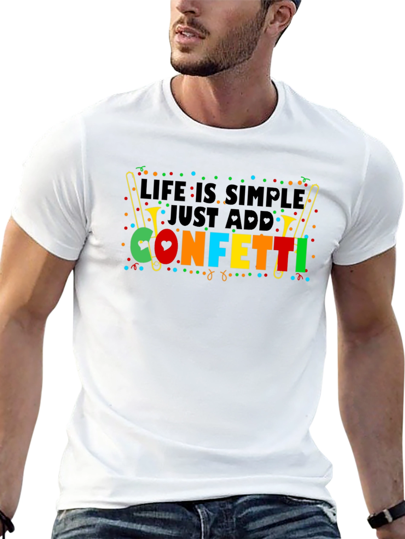 Life is Simple Just Add Confetti T-Shirt