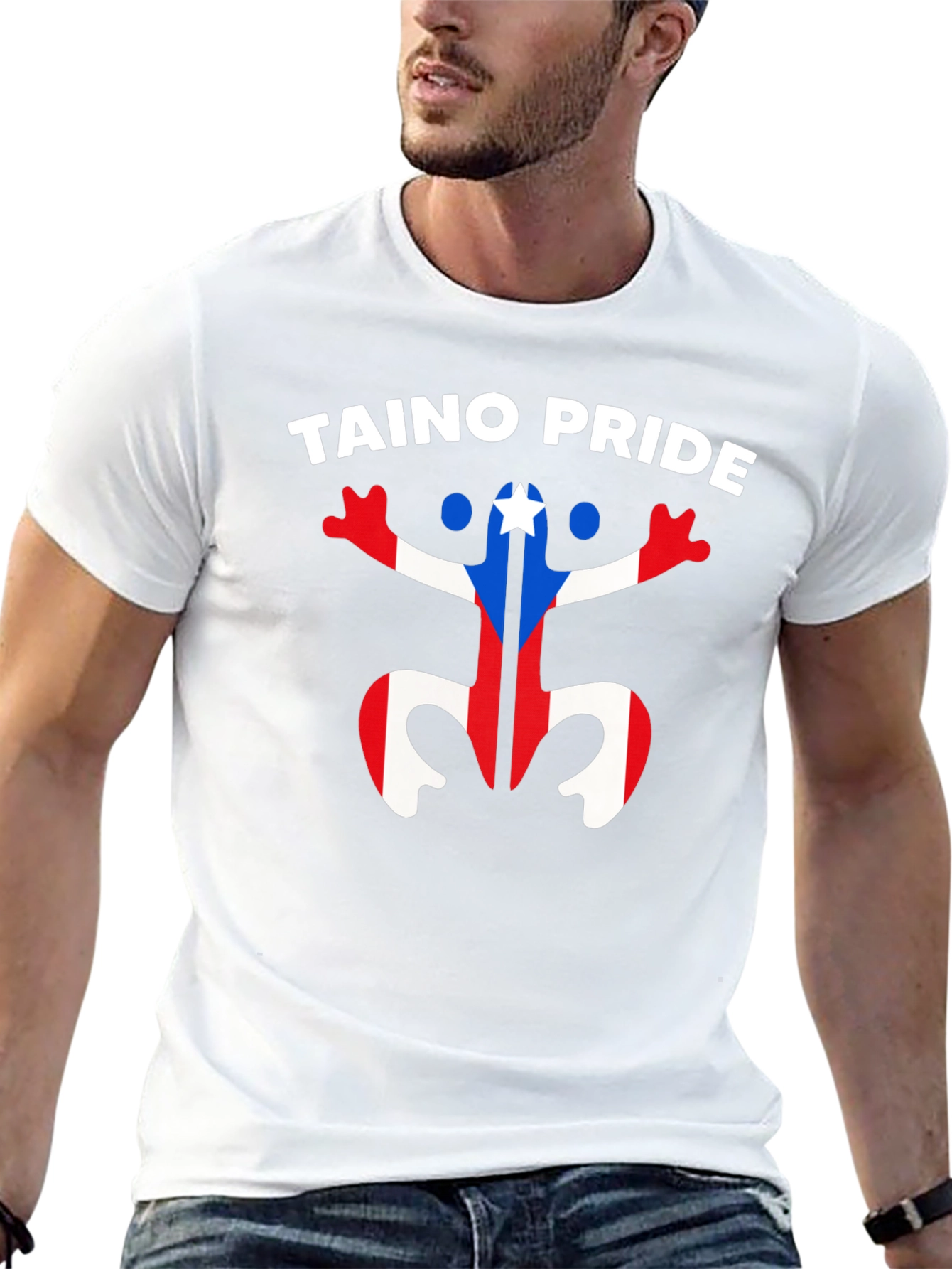 Taino Pride Puerto Rican Flag T-Shirt