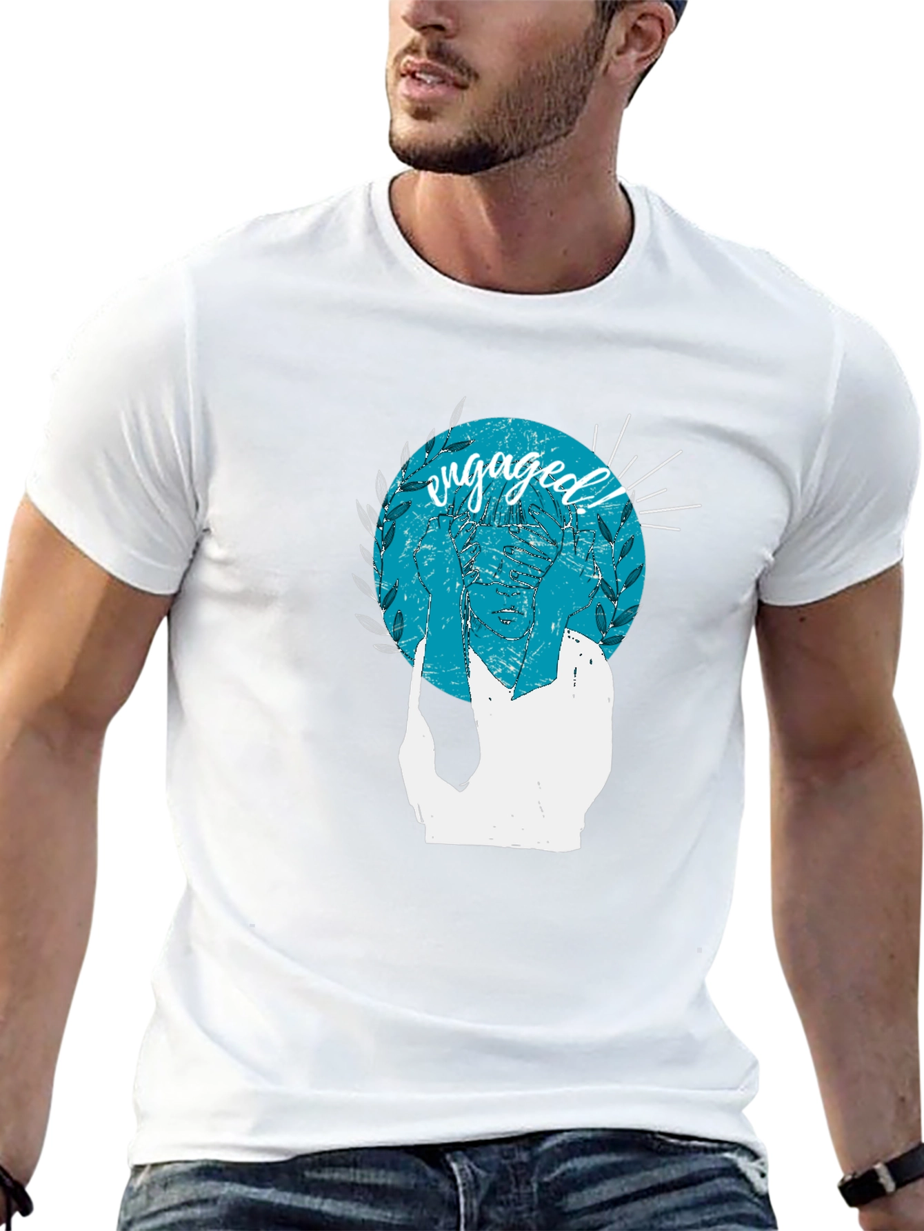 Engaged! Graphic Tee - Soft Cotton Blend