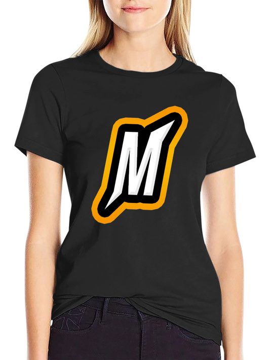 Bold M Logo Black T-Shirt