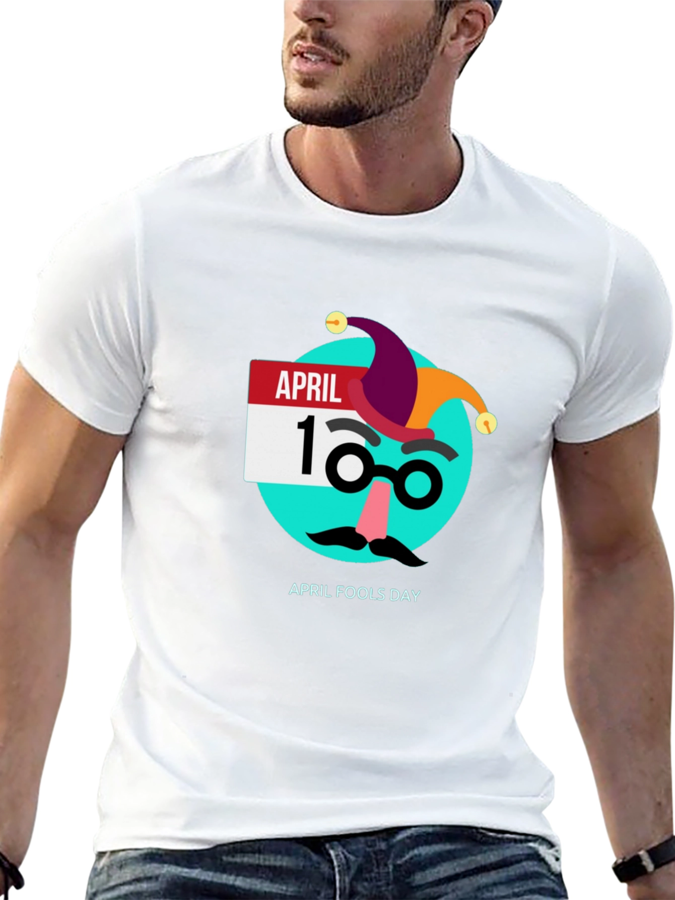 April Fools Day T-Shirt - Black Graphic Tee