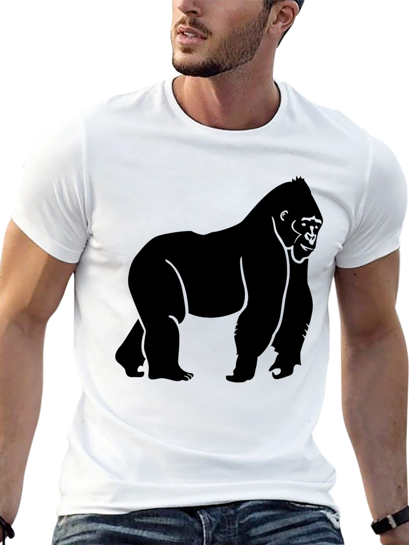 Gorilla Graphic Black T-Shirt