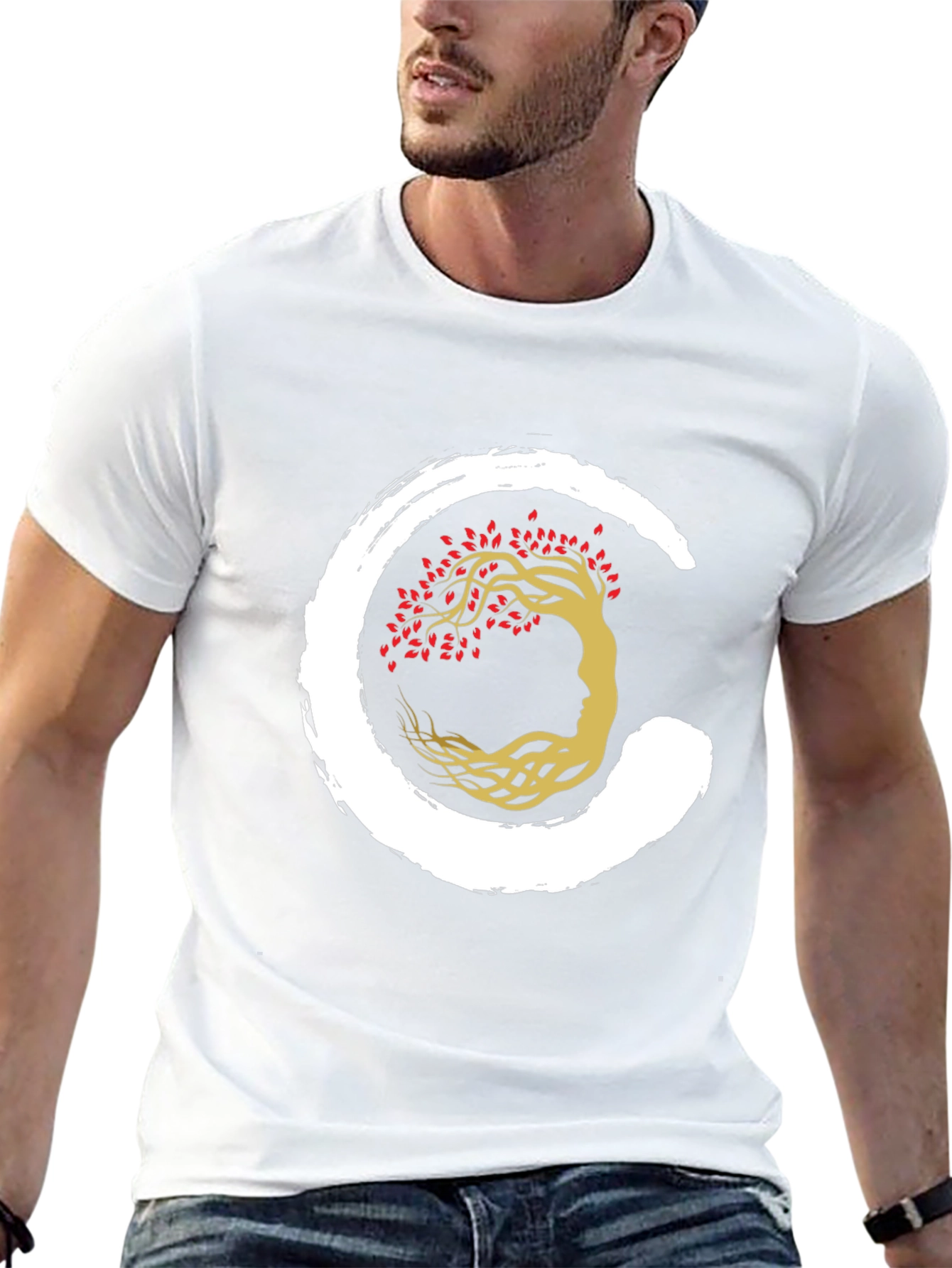 Zen Circle Tree of Life Graphic Tee